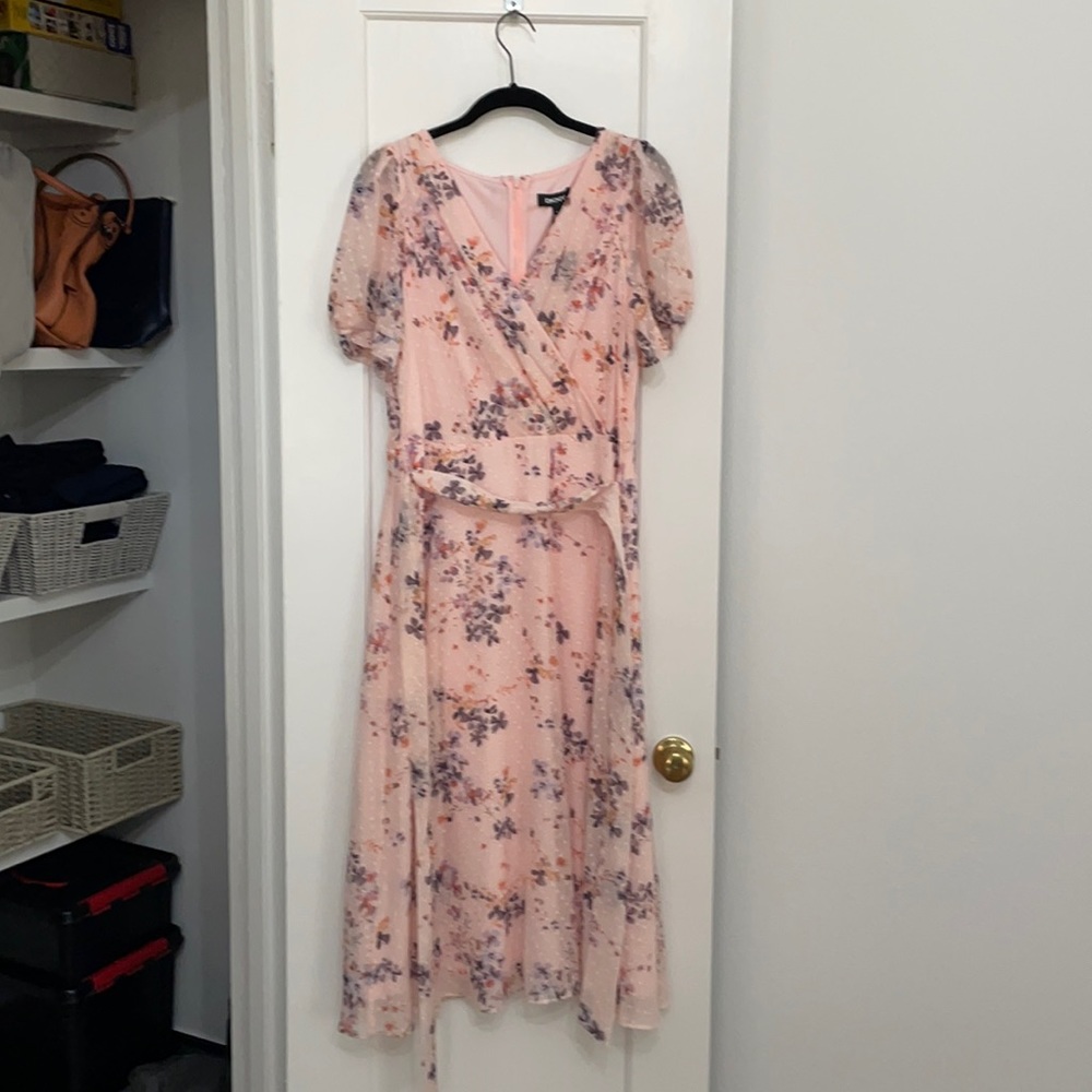DKNY dress pink NWT size 12